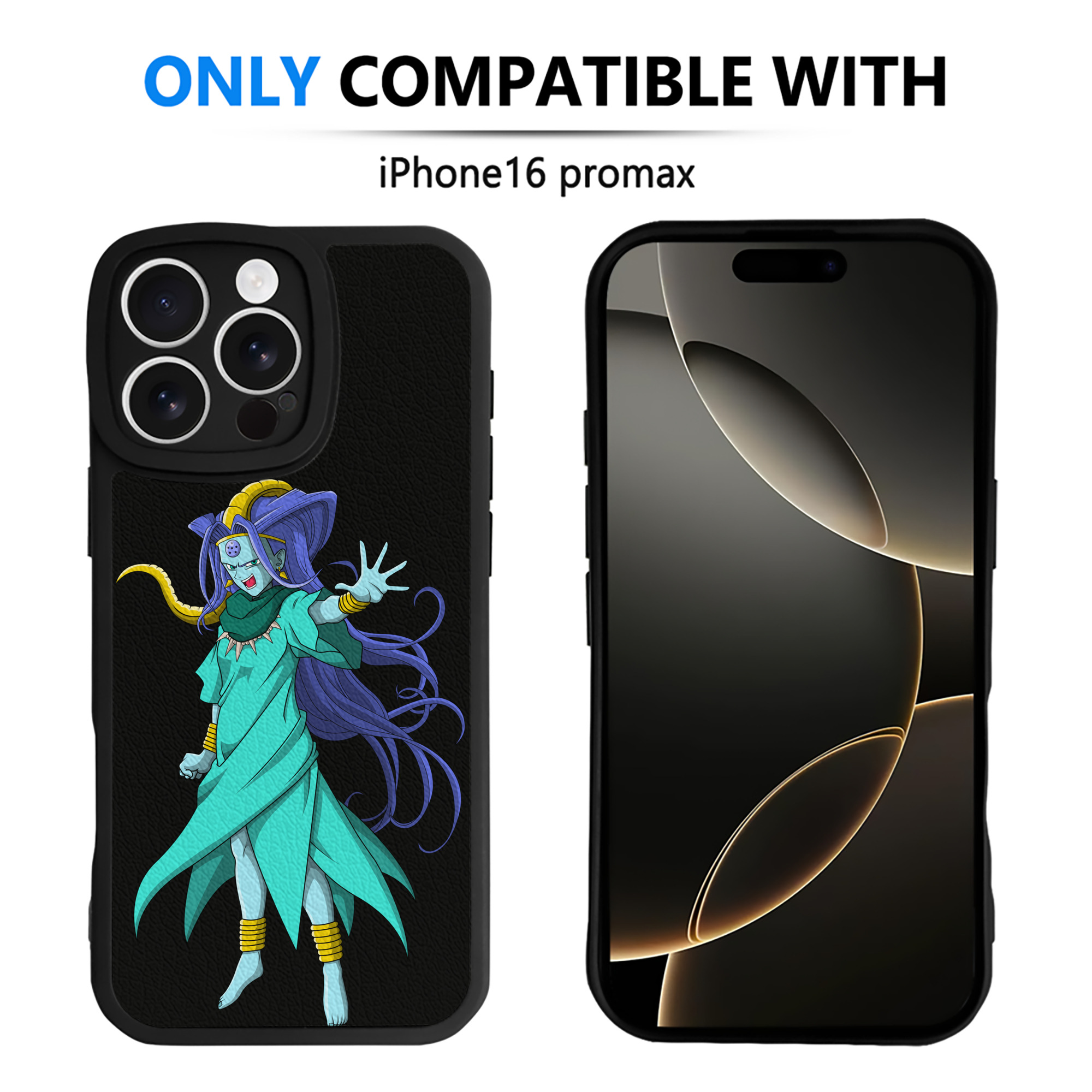 （画像用） ドラゴンボール DRAGON BALL 【iPhone 16シリーズ対応】シリコンスマホケース（レザー調） 材質：シリコン